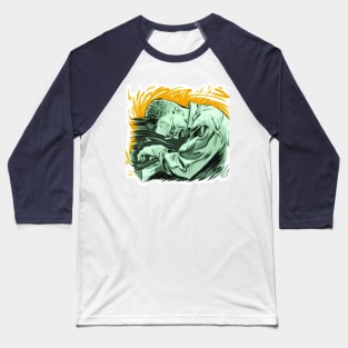 Keith Jarrett - An illustration by Paul Cemmick Baseball T-Shirt